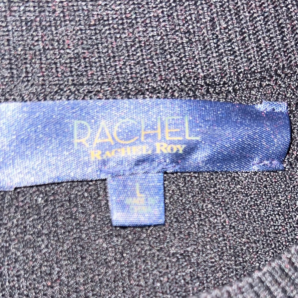 RACHEL ROY: Black Dress - Size Large - Picture 5 of 9